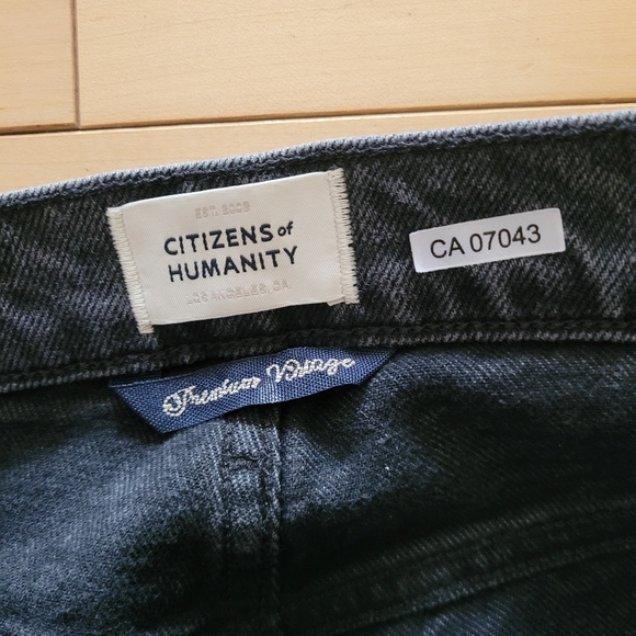 Citizens of Humanity women's size 29 faded black jeans - Picture 4 of 8